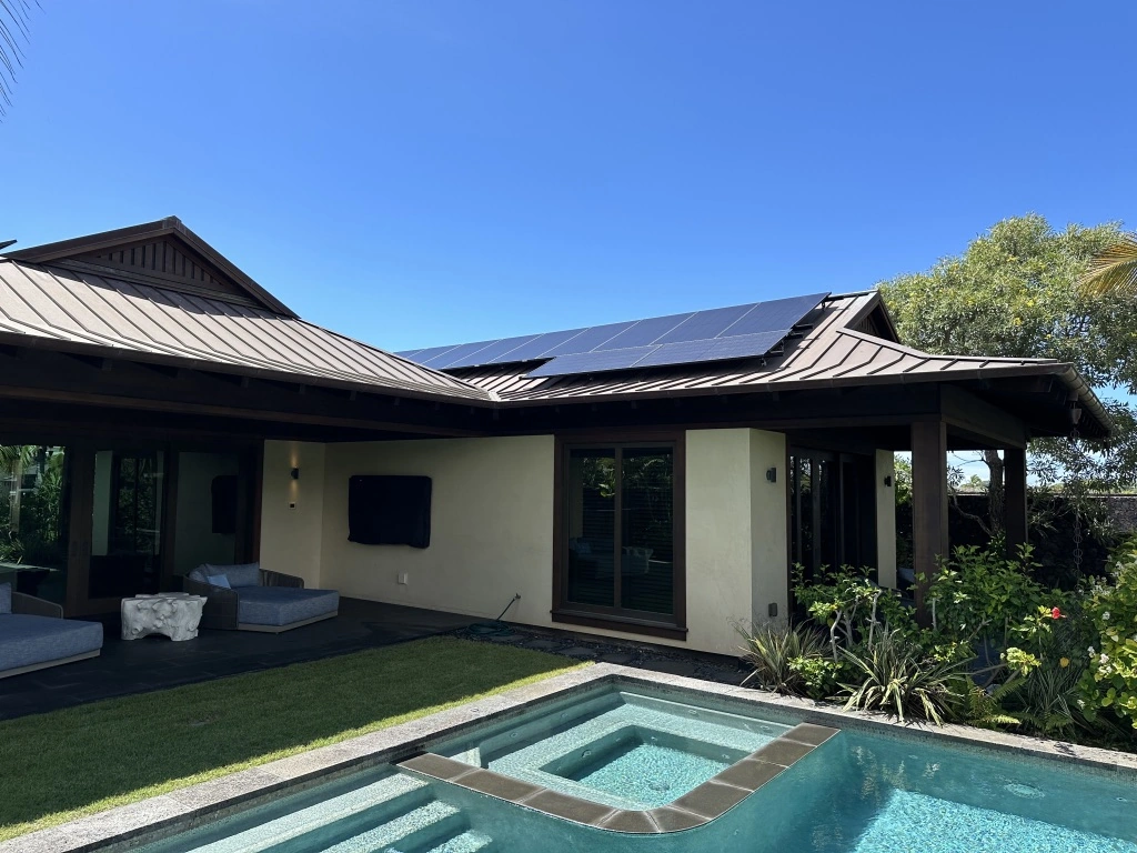BlueSky Home 20 Residential Solar Installtion in Kohanaiki